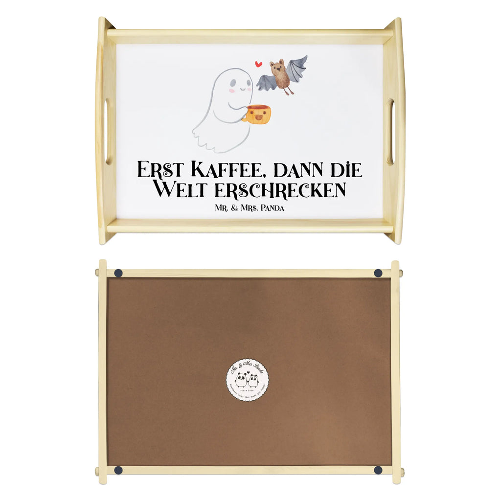 Serviertablett Gespenst Kaffee Holztablett, Tablett, Frühstückstablett, Küchentablett, Serviertablett, Dekotablett, Halloween, Deko, Martinssingen, Dekoration, Geschenke, Schenken, Gespenst, Kaffee