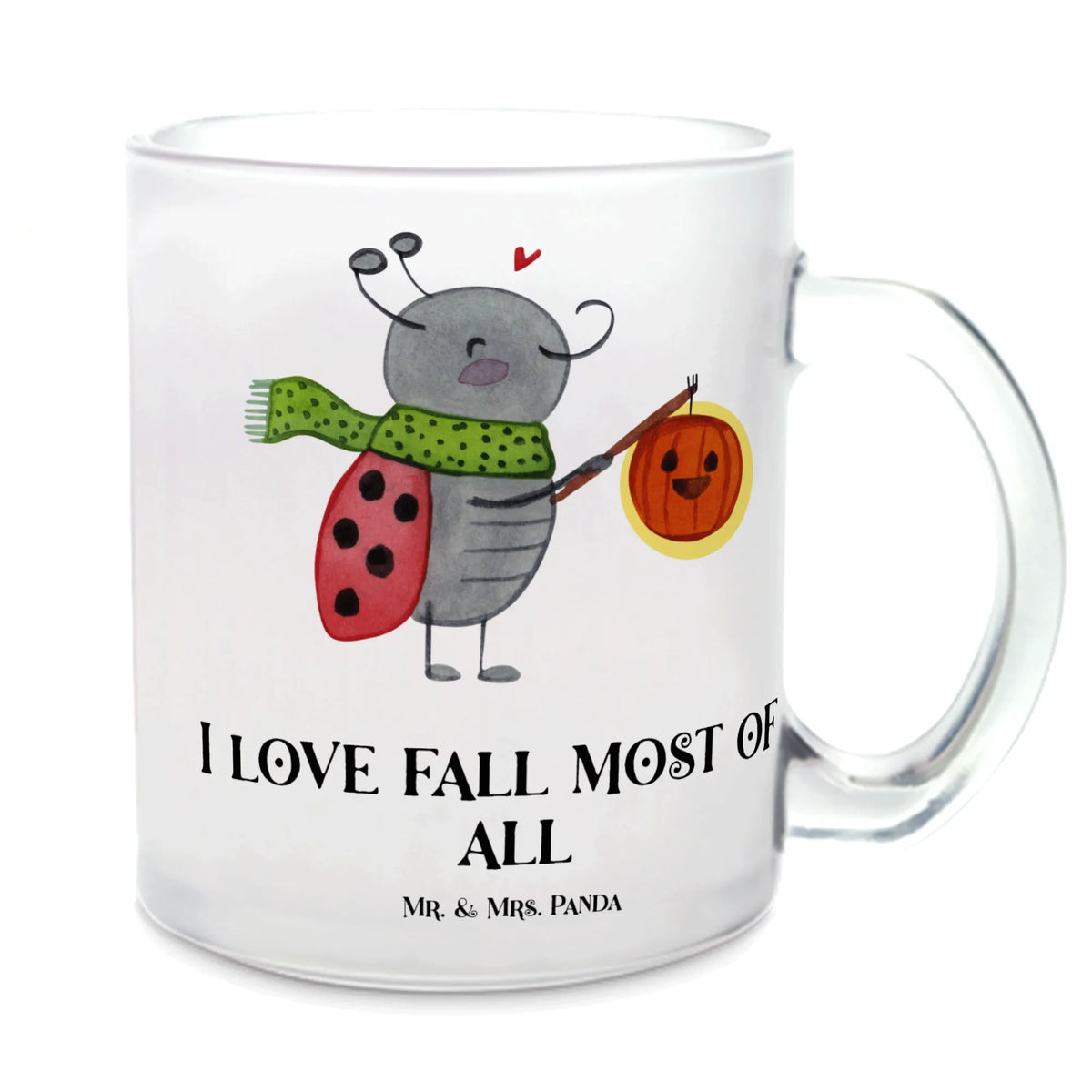 Teetasse Smörle Laterne Kakaotasse, Trinkglas, glastasse, Pott, Teetasse aus Glas, Glas Teebecher, Teetasse Glas, Henkelbecher, getränkebecher, Häferl, Haferl, Henkeltasse, Motivtasse, getränkeglas, Glasbecher, Teeglas, Tee Tasse, Teetasse, Dekoration, Geschenke, Schenken, Deko, Halloween, Martinssingen, Herbst, Laterne, Marienkäfer