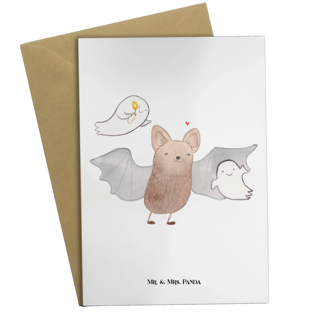 Greetings card Bat Ghosts birthday card, wedding card, greeting card, invitation card, folding card, Halloween, decoration, Martin singing, decor, gifts, giving