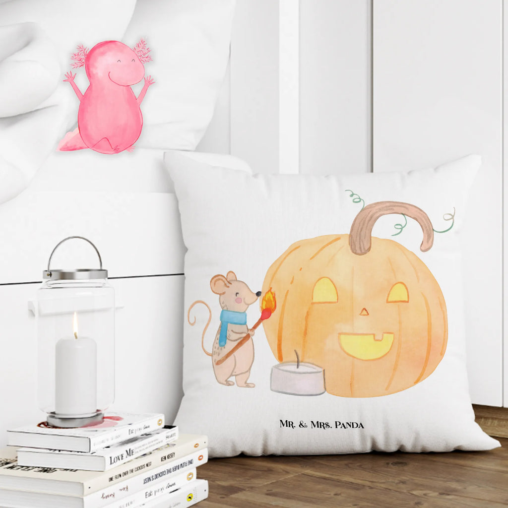 40x40 poduszka dynia mysz Halloween, dekoracje, Martinssingen, dekoracja, prezenty, dawanie