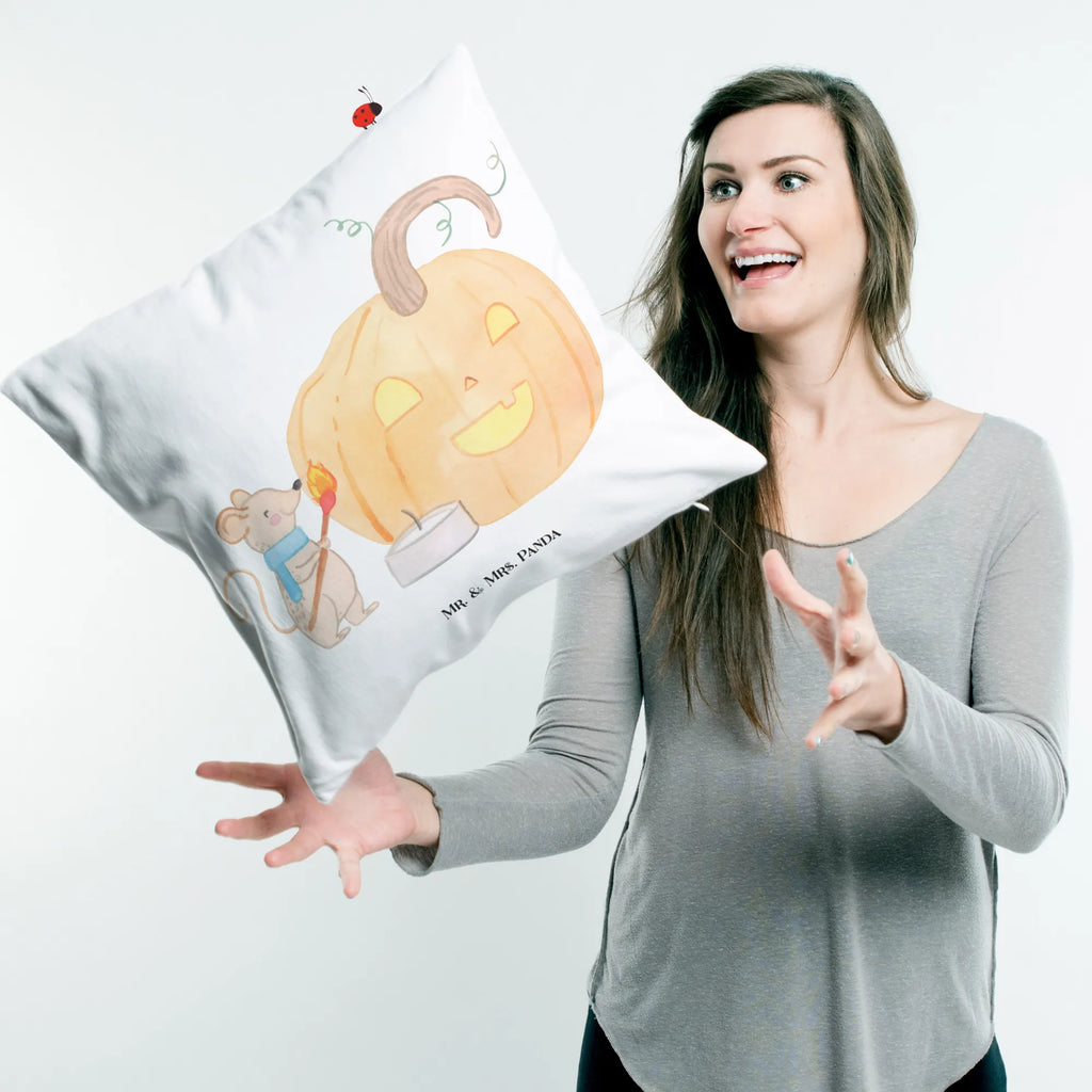 40x40 poduszka dynia mysz Halloween, dekoracje, Martinssingen, dekoracja, prezenty, dawanie