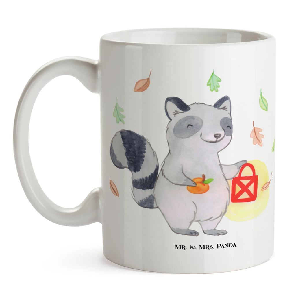 Kubek szop pracz latarnia Geschenktasse, Teetasse, Keramiktasse, Bürotasse, Tasse mit Zitaten, Porzellantasse, Tasse, Tasse mit Motiven, Kaffeetasse, Halloween, Deko, Martinssingen, Dekoration, Geschenke, Schenken, Trick or Treat, Waschbär, Laterne, Süßes sonst gibt's saures, Herbst, Halloween Deko