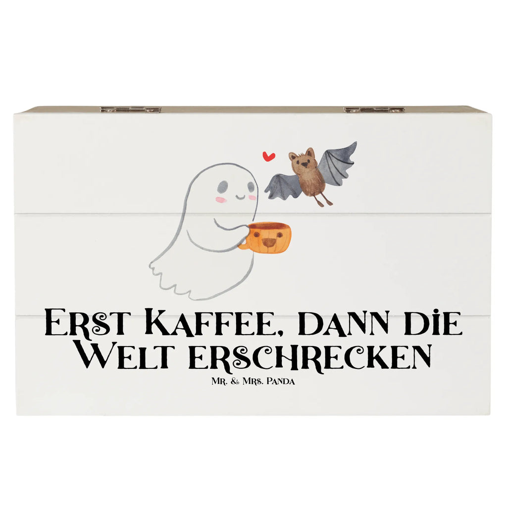 Holzkiste Gespenst Kaffee Kiste, Dekokiste, XXL, Holzkiste, Geschenkdose, Schatulle, Geschenkbox, Truhe, Schatzkiste, Erinnerungsbox, Aufbewahrungsbox, Erinnerungskiste, Halloween, Deko, Martinssingen, Dekoration, Geschenke, Schenken, Gespenst, Kaffee