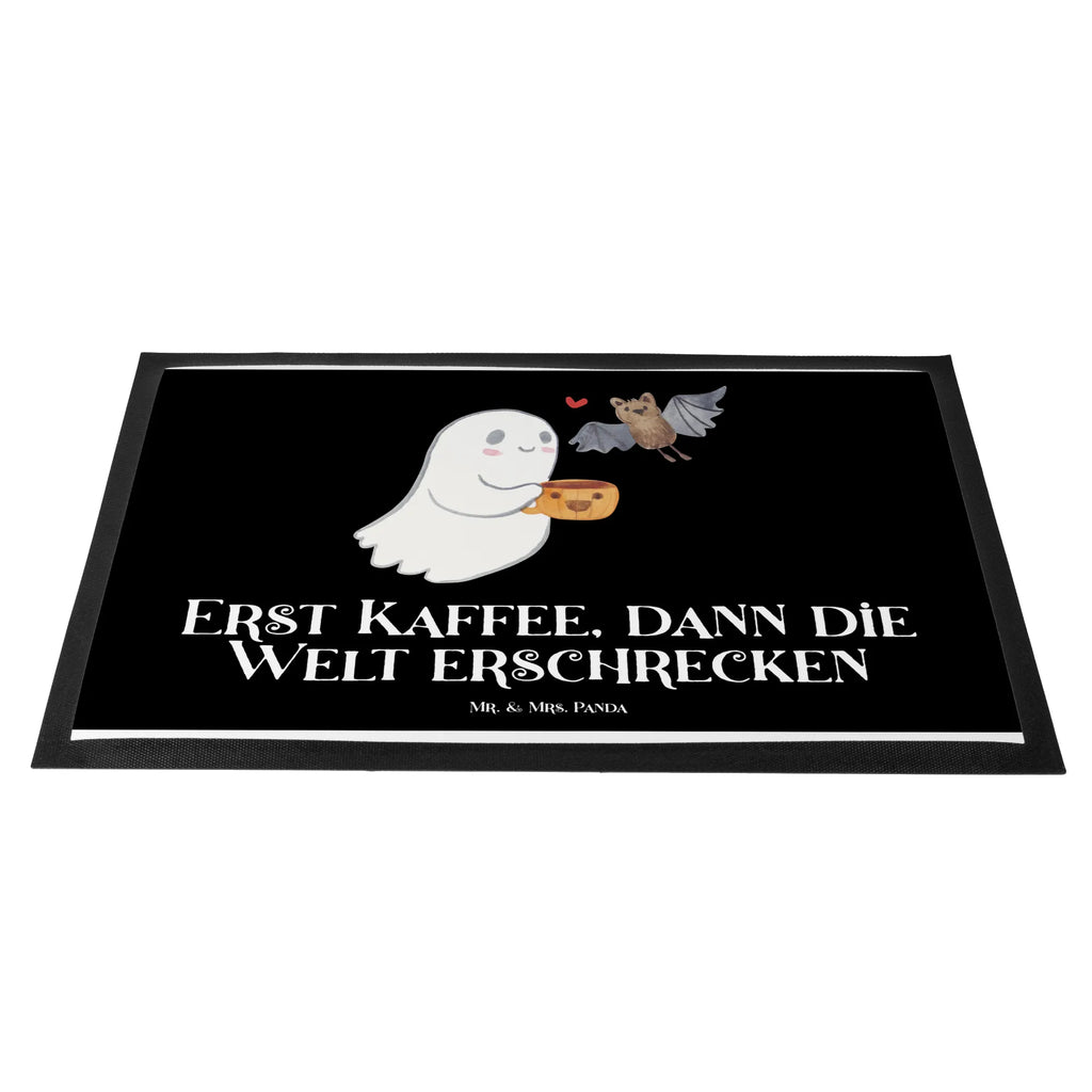 Doormat Ghost Coffee Halloween, decoration, Martin singing, decor, gifts, giving