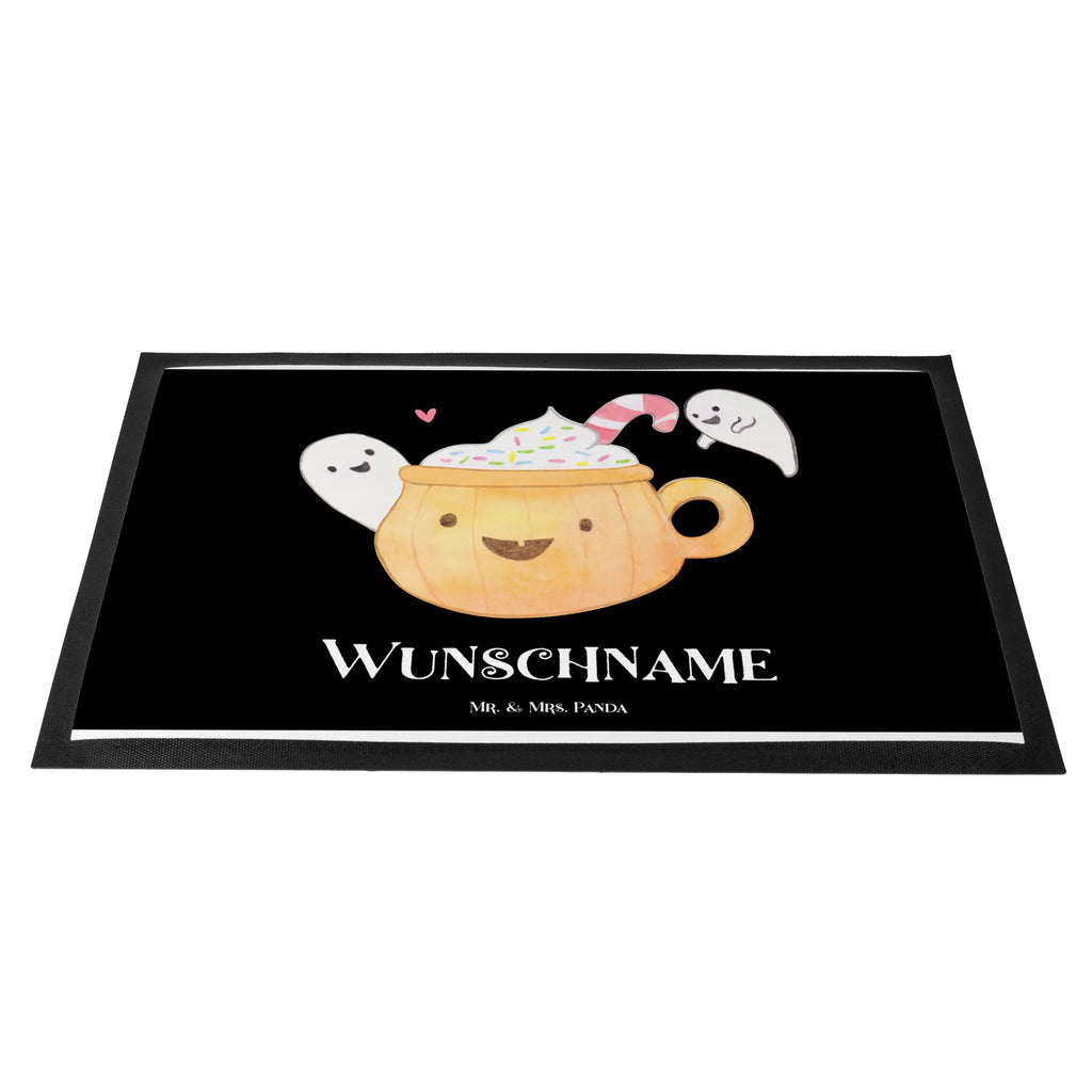 Personalized doormat Coffee Ghost Personalisierte Fußmatte, Haustürmatte personalisiert, Bedrucken, Türvorleger personalisiert, Fußmatte bedrucken, Personalisieruung, Wunschnamen, Namensfussmatte, Türvorleger mit Namen, Fußmatte mit Namen, Personalisiert, Halloween, Deko, Martinssingen, Dekoration, Geschenke, Schenken, Kaffee, Pumpkin spiced Latte, Halloween Deko, Süßes sonst gibt's saures, Gespenst, Trick or Treat