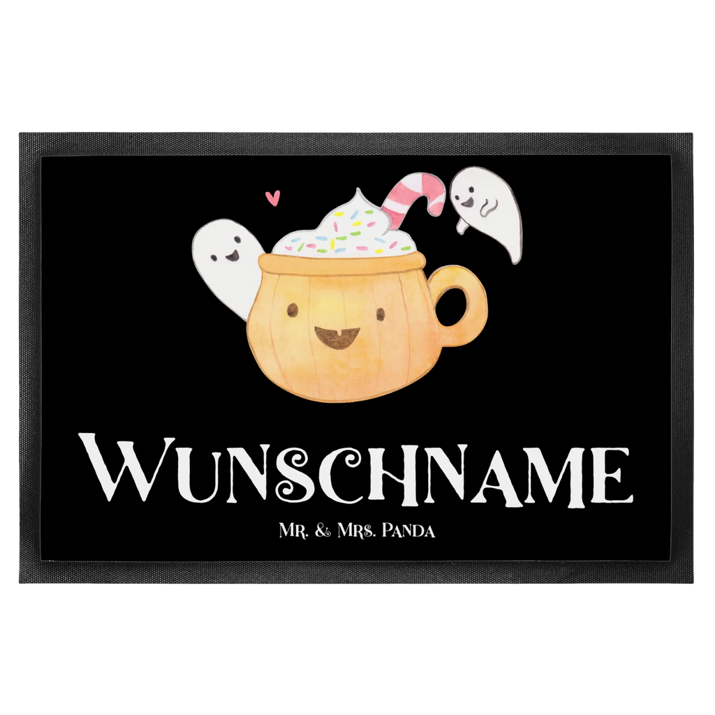 Personalized doormat Coffee Ghost Personalisierte Fußmatte, Haustürmatte personalisiert, Bedrucken, Türvorleger personalisiert, Fußmatte bedrucken, Personalisieruung, Wunschnamen, Namensfussmatte, Türvorleger mit Namen, Fußmatte mit Namen, Personalisiert, Halloween, Deko, Martinssingen, Dekoration, Geschenke, Schenken, Kaffee, Pumpkin spiced Latte, Halloween Deko, Süßes sonst gibt's saures, Gespenst, Trick or Treat