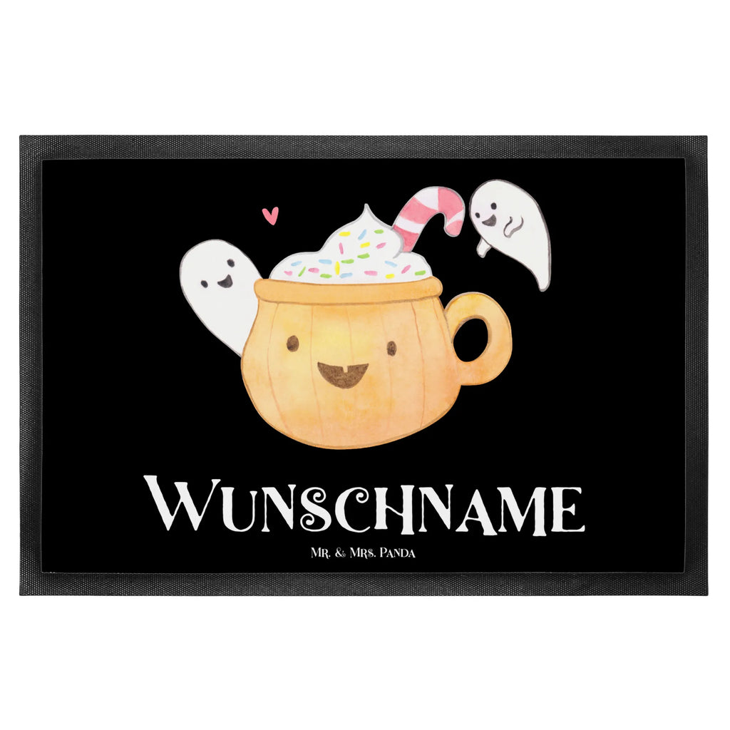 Personalized doormat Coffee Ghost Personalisierte Fußmatte, Haustürmatte personalisiert, Bedrucken, Türvorleger personalisiert, Fußmatte bedrucken, Personalisieruung, Wunschnamen, Namensfussmatte, Türvorleger mit Namen, Fußmatte mit Namen, Personalisiert, Halloween, Deko, Martinssingen, Dekoration, Geschenke, Schenken, Kaffee, Pumpkin spiced Latte, Halloween Deko, Süßes sonst gibt's saures, Gespenst, Trick or Treat