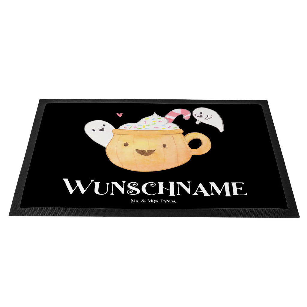 Personalized doormat Coffee Ghost Personalisierte Fußmatte, Haustürmatte personalisiert, Bedrucken, Türvorleger personalisiert, Fußmatte bedrucken, Personalisieruung, Wunschnamen, Namensfussmatte, Türvorleger mit Namen, Fußmatte mit Namen, Personalisiert, Halloween, Deko, Martinssingen, Dekoration, Geschenke, Schenken, Kaffee, Pumpkin spiced Latte, Halloween Deko, Süßes sonst gibt's saures, Gespenst, Trick or Treat