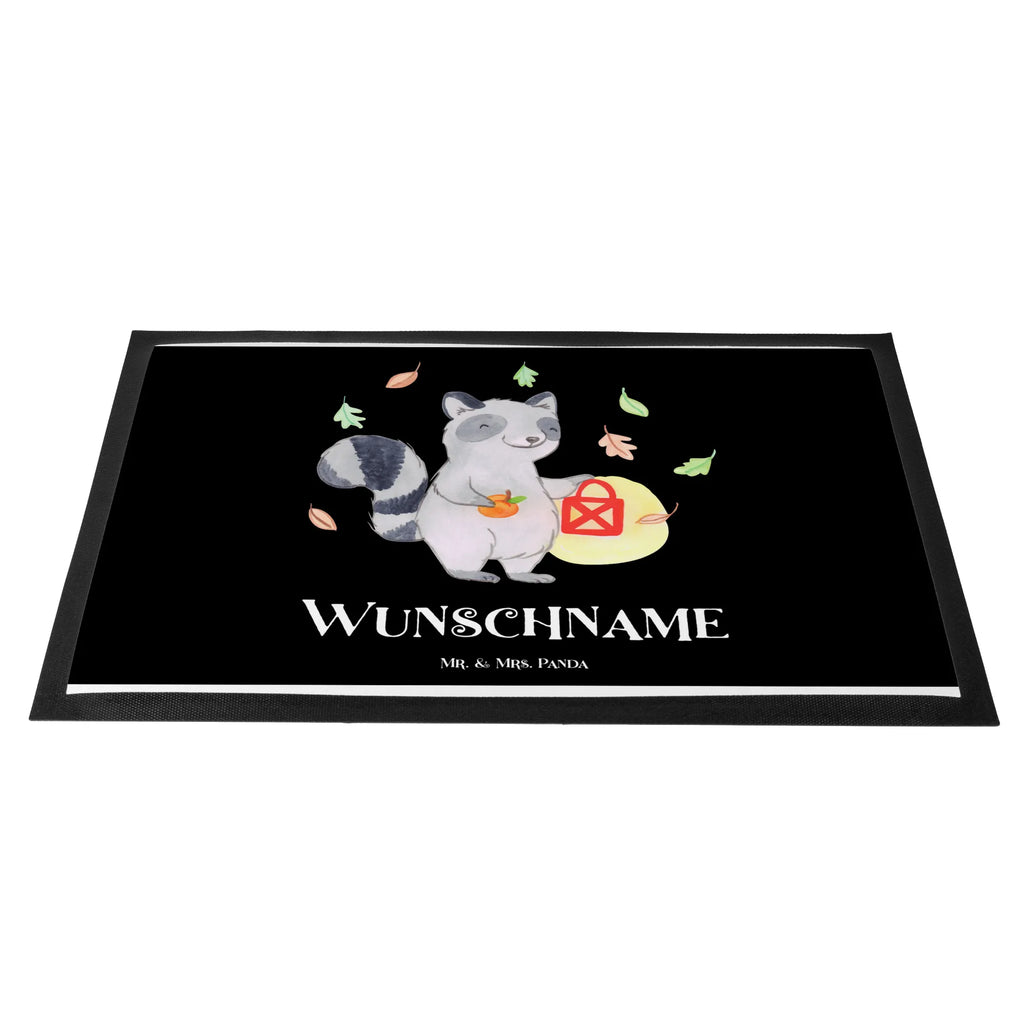 Personalized doormat Raccoon Lantern Personalisierte Fußmatte, Türvorleger Personalisiert, Personalisierung, Namensfussmatte, Wunschnamen, Fußmatte mit Namen, Bedrucken, Haustürmatte Personalisiert, Fußmatte Bedrucken, Personalisiert, Türvorleger mit Namen, Martinssingen, Geschenke, Schenken, Dekoration, Halloween, Deko, Halloween Deko, Herbst, Trick Or Treat, Waschbär, Süßes Sonst Gibt's Saures, Laterne