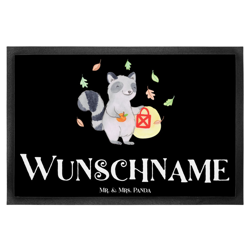 Personalized doormat Raccoon Lantern Personalisierte Fußmatte, Türvorleger Personalisiert, Personalisierung, Namensfussmatte, Wunschnamen, Fußmatte mit Namen, Bedrucken, Haustürmatte Personalisiert, Fußmatte Bedrucken, Personalisiert, Türvorleger mit Namen, Martinssingen, Geschenke, Schenken, Dekoration, Halloween, Deko, Halloween Deko, Herbst, Trick Or Treat, Waschbär, Süßes Sonst Gibt's Saures, Laterne