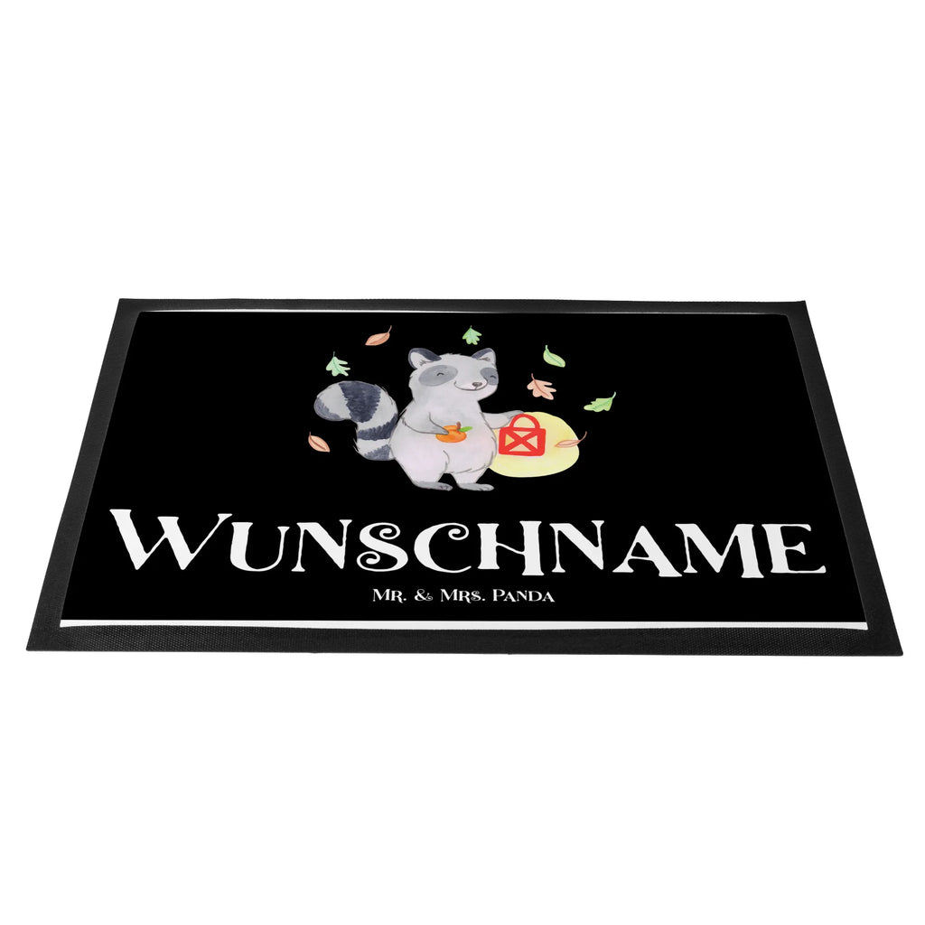 Personalized doormat Raccoon Lantern Personalisierte Fußmatte, Türvorleger Personalisiert, Personalisierung, Namensfussmatte, Wunschnamen, Fußmatte mit Namen, Bedrucken, Haustürmatte Personalisiert, Fußmatte Bedrucken, Personalisiert, Türvorleger mit Namen, Martinssingen, Geschenke, Schenken, Dekoration, Halloween, Deko, Halloween Deko, Herbst, Trick Or Treat, Waschbär, Süßes Sonst Gibt's Saures, Laterne