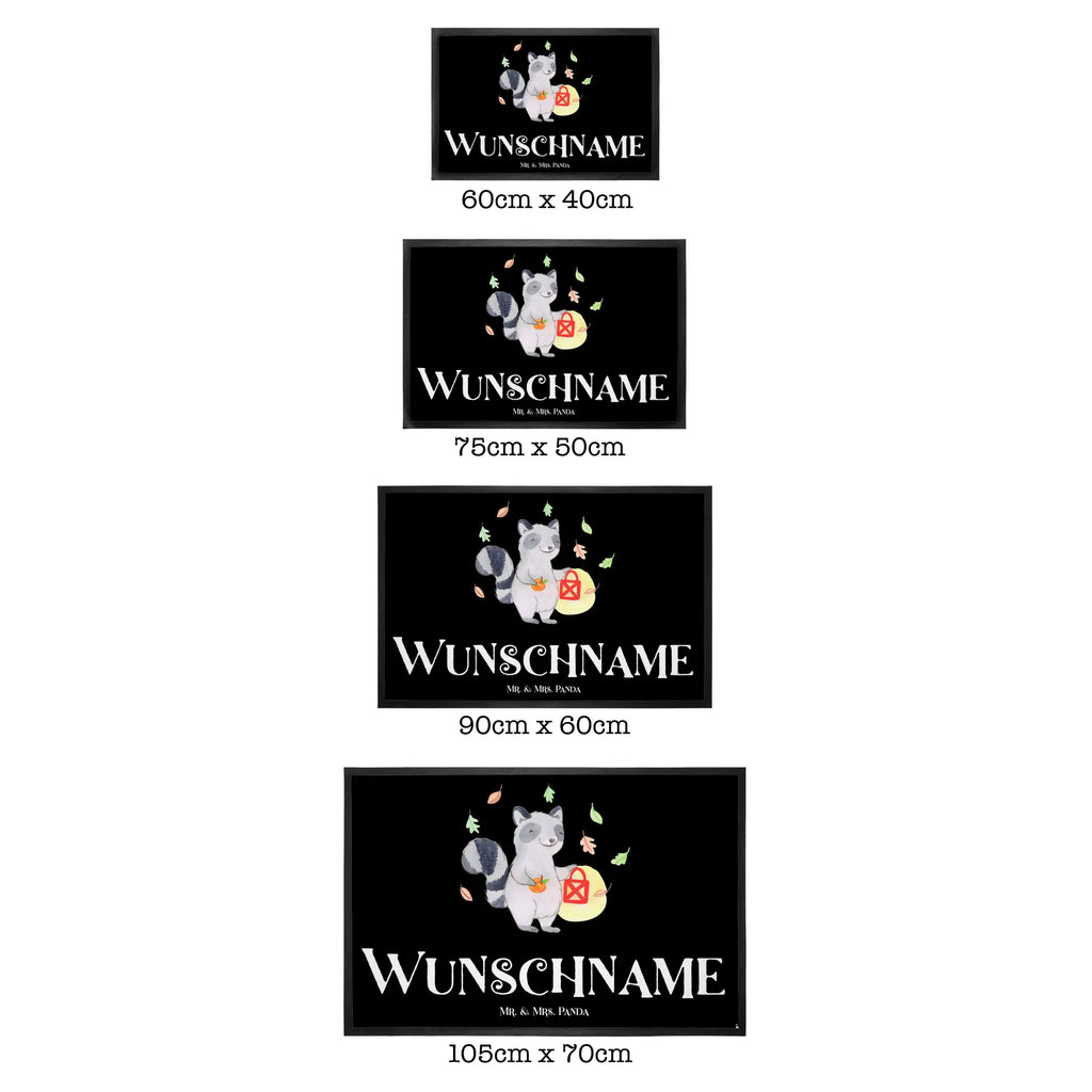 Personalized doormat Raccoon Lantern Personalisierte Fußmatte, Türvorleger Personalisiert, Personalisierung, Namensfussmatte, Wunschnamen, Fußmatte mit Namen, Bedrucken, Haustürmatte Personalisiert, Fußmatte Bedrucken, Personalisiert, Türvorleger mit Namen, Martinssingen, Geschenke, Schenken, Dekoration, Halloween, Deko, Halloween Deko, Herbst, Trick Or Treat, Waschbär, Süßes Sonst Gibt's Saures, Laterne