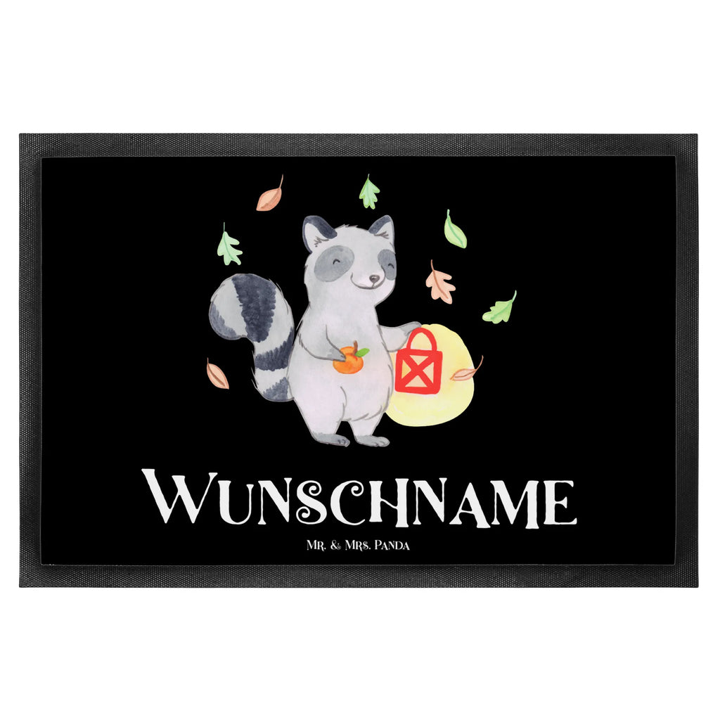 Personalized doormat Raccoon Lantern Personalisierte Fußmatte, Türvorleger Personalisiert, Personalisierung, Namensfussmatte, Wunschnamen, Fußmatte mit Namen, Bedrucken, Haustürmatte Personalisiert, Fußmatte Bedrucken, Personalisiert, Türvorleger mit Namen, Martinssingen, Geschenke, Schenken, Dekoration, Halloween, Deko, Halloween Deko, Herbst, Trick Or Treat, Waschbär, Süßes Sonst Gibt's Saures, Laterne