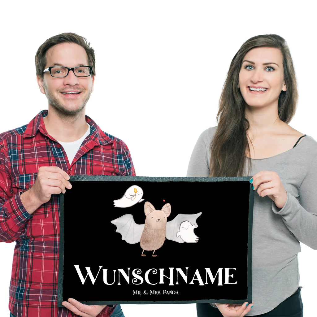 Personalized doormat Bat Ghosts Namensfussmatte, Personalisierung, Personalisiert, Fußmatte Bedrucken, Personalisierte Fußmatte, Wunschnamen, Bedrucken, Türvorleger Personalisiert, Fußmatte mit Namen, Türvorleger mit Namen, Haustürmatte Personalisiert, Martinssingen, Geschenke, Schenken, Dekoration, Halloween, Deko, Fledermaus, Gespenster, Halloween Deko, Trick Or Treat, Süßes Sonst Gibt's Saures