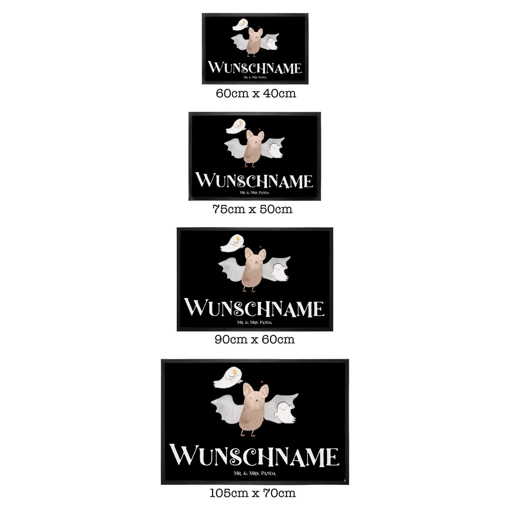 Personalized doormat Bat Ghosts Namensfussmatte, Personalisierung, Personalisiert, Fußmatte Bedrucken, Personalisierte Fußmatte, Wunschnamen, Bedrucken, Türvorleger Personalisiert, Fußmatte mit Namen, Türvorleger mit Namen, Haustürmatte Personalisiert, Martinssingen, Geschenke, Schenken, Dekoration, Halloween, Deko, Fledermaus, Gespenster, Halloween Deko, Trick Or Treat, Süßes Sonst Gibt's Saures