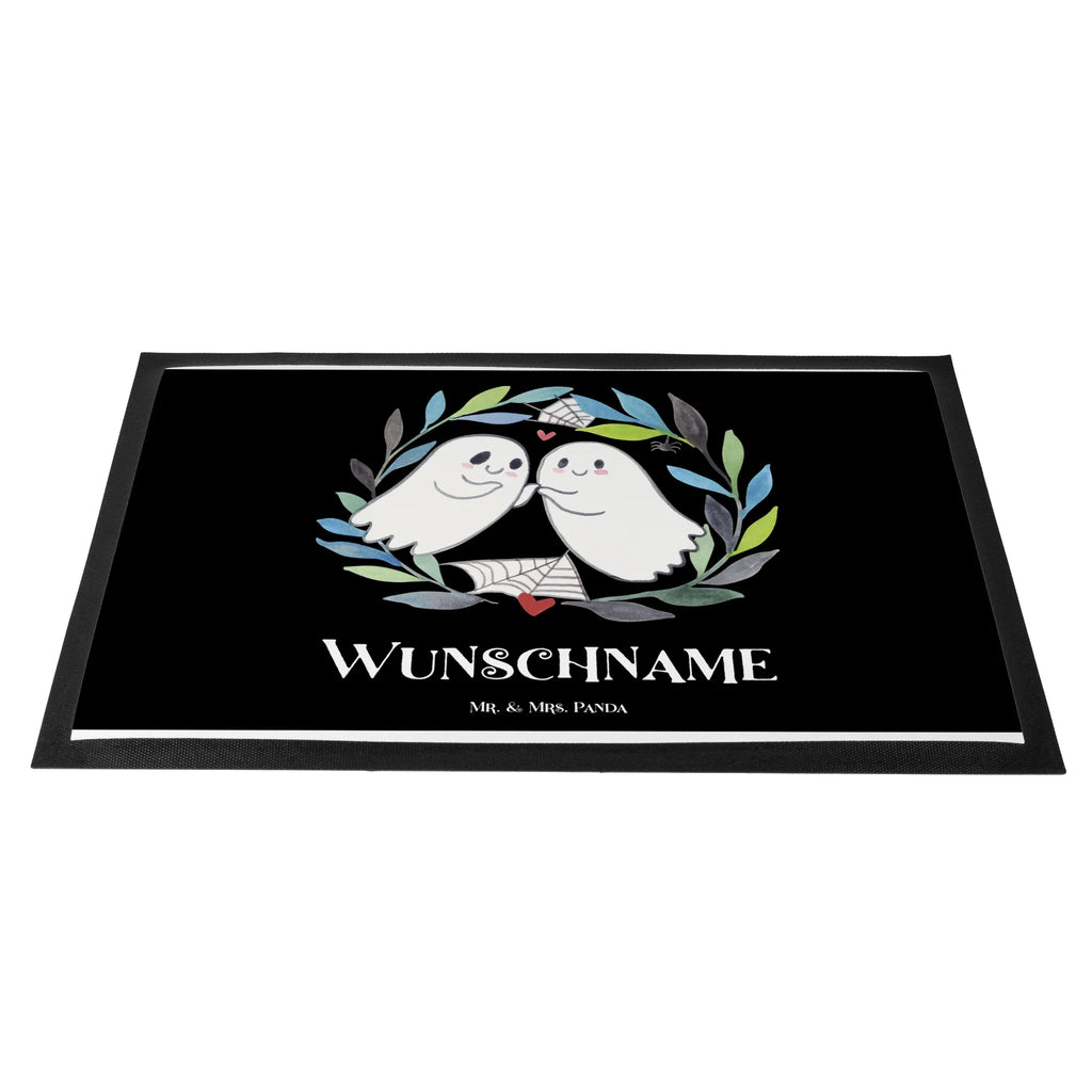 Personalized doormat Ghosts Dear Fußmatte mit Namen, Bedrucken, Personalisierte Fußmatte, Wunschnamen, Fußmatte bedrucken, Personalisiert, Türvorleger mit Namen, Haustürmatte personalisiert, Personalisieruung, Türvorleger personalisiert, Namensfussmatte, Halloween, Deko, Martinssingen, Dekoration, Geschenke, Schenken, Gespenst, Paar, Verliebt