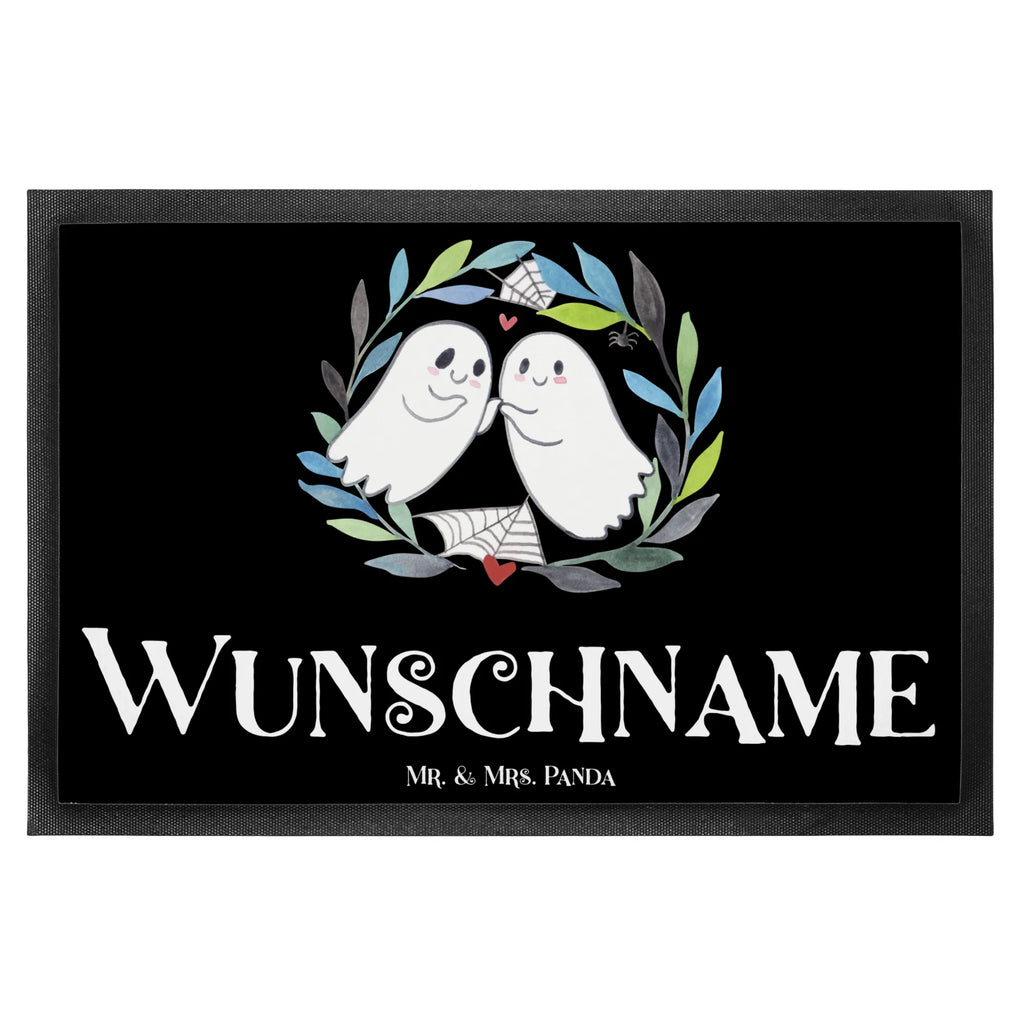 Personalized doormat Ghosts Dear Fußmatte mit Namen, Bedrucken, Personalisierte Fußmatte, Wunschnamen, Fußmatte bedrucken, Personalisiert, Türvorleger mit Namen, Haustürmatte personalisiert, Personalisieruung, Türvorleger personalisiert, Namensfussmatte, Halloween, Deko, Martinssingen, Dekoration, Geschenke, Schenken, Gespenst, Paar, Verliebt