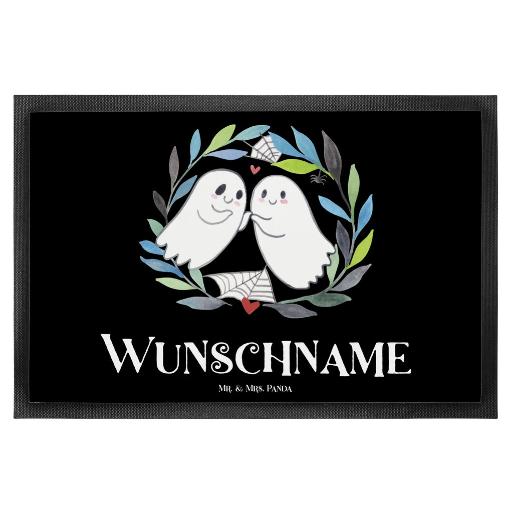 Personalized doormat Ghosts Dear Fußmatte mit Namen, Bedrucken, Personalisierte Fußmatte, Wunschnamen, Fußmatte bedrucken, Personalisiert, Türvorleger mit Namen, Haustürmatte personalisiert, Personalisieruung, Türvorleger personalisiert, Namensfussmatte, Halloween, Deko, Martinssingen, Dekoration, Geschenke, Schenken, Gespenst, Paar, Verliebt