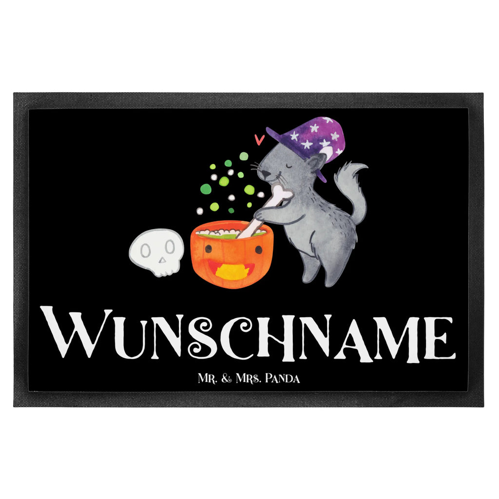 Personalized doormat Male Cat Cauldron Haustürmatte personalisiert, Personalisierte Fußmatte, Namensfussmatte, Türvorleger personalisiert, Fußmatte bedrucken, Personalisiert, Personalisieruung, Wunschnamen, Türvorleger mit Namen, Bedrucken, Fußmatte mit Namen, Halloween, Deko, Martinssingen, Dekoration, Geschenke, Schenken, Zaubern, Kater, Zaubertrank, Hexenkessel, Hexe