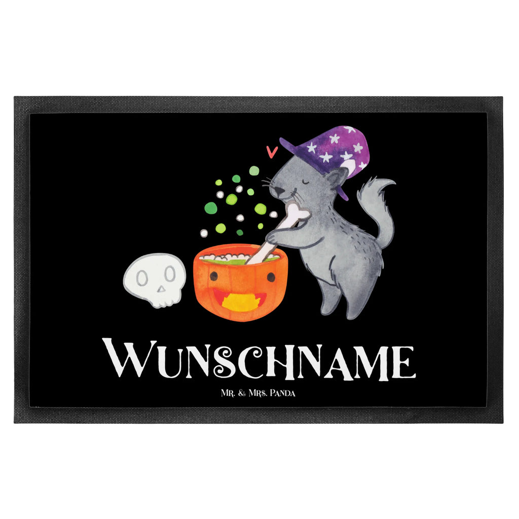 Personalized doormat Male Cat Cauldron Haustürmatte personalisiert, Personalisierte Fußmatte, Namensfussmatte, Türvorleger personalisiert, Fußmatte bedrucken, Personalisiert, Personalisieruung, Wunschnamen, Türvorleger mit Namen, Bedrucken, Fußmatte mit Namen, Halloween, Deko, Martinssingen, Dekoration, Geschenke, Schenken, Zaubern, Kater, Zaubertrank, Hexenkessel, Hexe