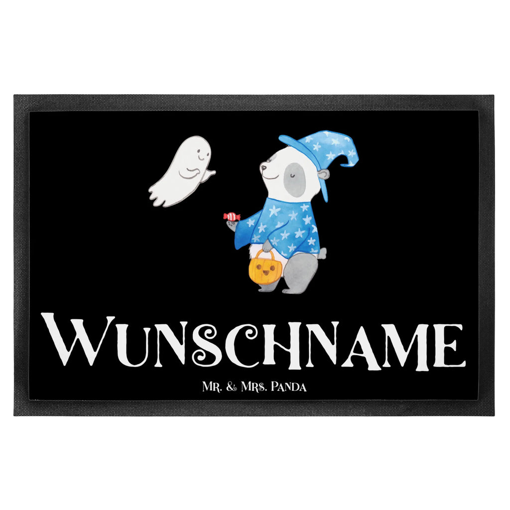 Personalized doormat Panda Wizard Bedrucken, Haustürmatte personalisiert, Wunschnamen, Türvorleger mit Namen, Fußmatte bedrucken, Fußmatte mit Namen, Namensfussmatte, Personalisieruung, Türvorleger personalisiert, Personalisierte Fußmatte, Personalisiert, Halloween, Deko, Martinssingen, Dekoration, Geschenke, Schenken, Gespenst, Zauberer, Süßes sonst gibt's saures, Panda, Halloween Deko, Trick or Treat
