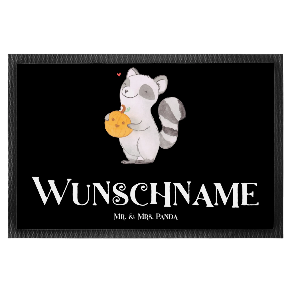 Spersonalizowana wycieraczka szop pracz dynia Wunschnamen, Personalisierte Fußmatte, Namensfussmatte, Fußmatte Bedrucken, Haustürmatte Personalisiert, Personalisierung, Personalisiert, Bedrucken, Türvorleger Personalisiert, Fußmatte mit Namen, Türvorleger mit Namen, Martinssingen, Geschenke, Schenken, Dekoration, Halloween, Deko, Kürbis, Waschbär, Trick Or Treat, Süßes Sonst Gibt's Saures, Halloween Deko