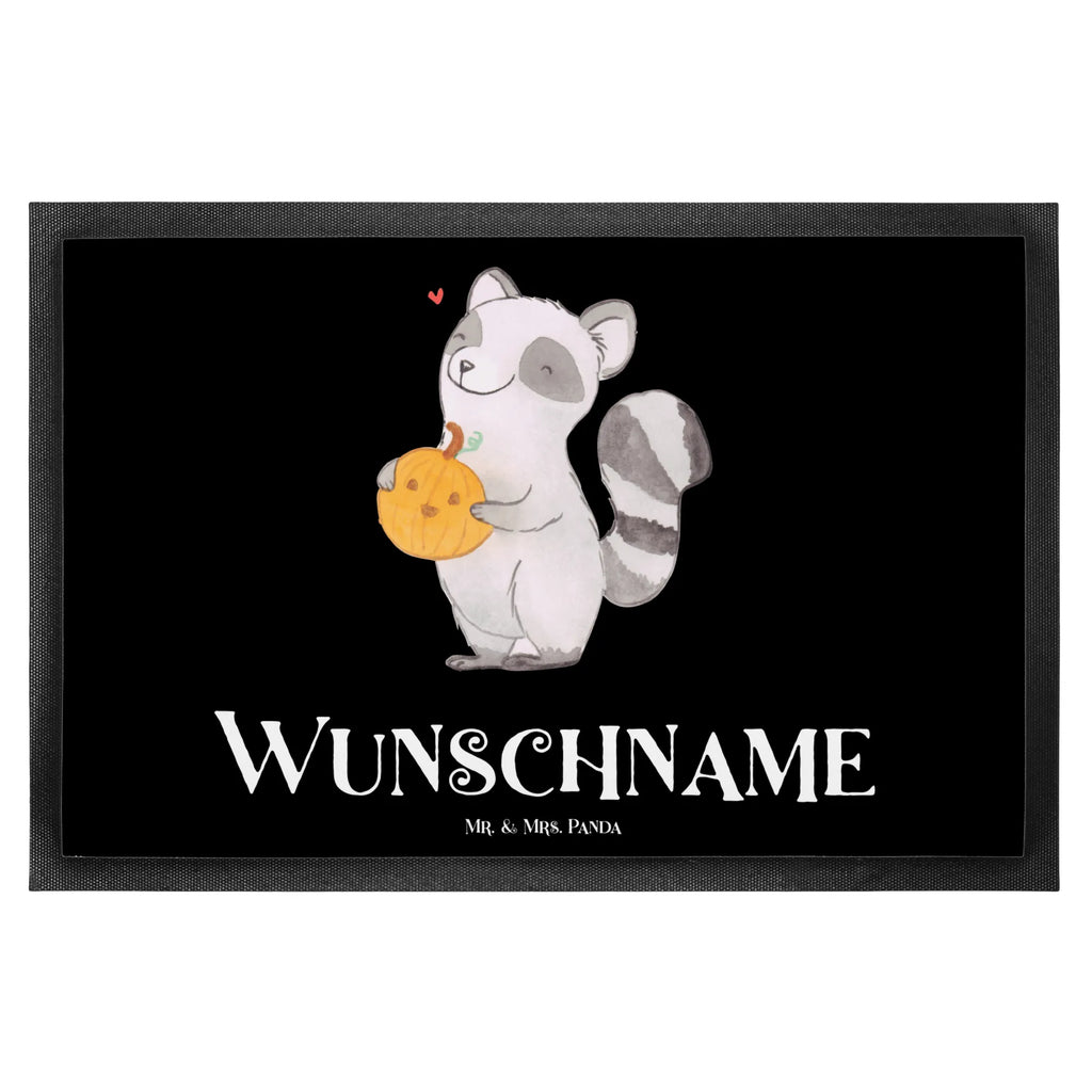 Spersonalizowana wycieraczka szop pracz dynia Wunschnamen, Personalisierte Fußmatte, Namensfussmatte, Fußmatte Bedrucken, Haustürmatte Personalisiert, Personalisierung, Personalisiert, Bedrucken, Türvorleger Personalisiert, Fußmatte mit Namen, Türvorleger mit Namen, Martinssingen, Geschenke, Schenken, Dekoration, Halloween, Deko, Kürbis, Waschbär, Trick Or Treat, Süßes Sonst Gibt's Saures, Halloween Deko