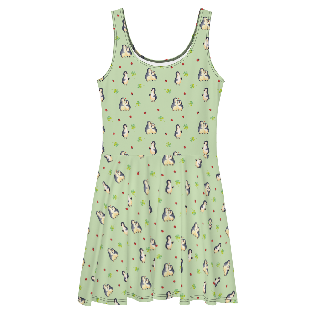 Sommerkleid Pinguin Marienkäfer Sommerkleid, Kleid, Skaterkleid, Pinguin, Pinguine, Marienkäfer, Liebe, Wunder, Glück, Freude, Lebensfreude