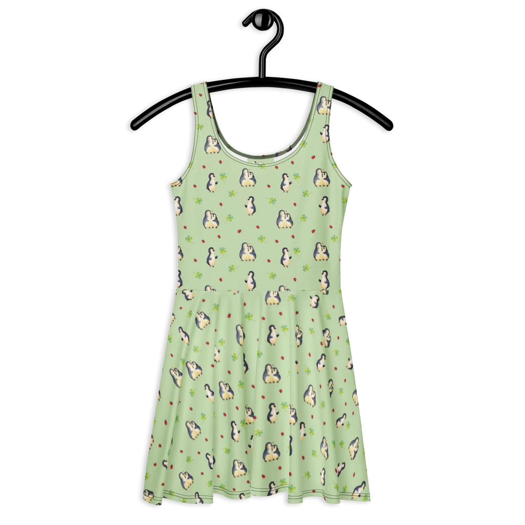 Summer dress Penguin ladybug Kleid, Sommerkleid, Skaterkleid, Pinguin, Marienkäfer, Lebensfreude, Pinguine, Glück, Wunder, Liebe, Freude