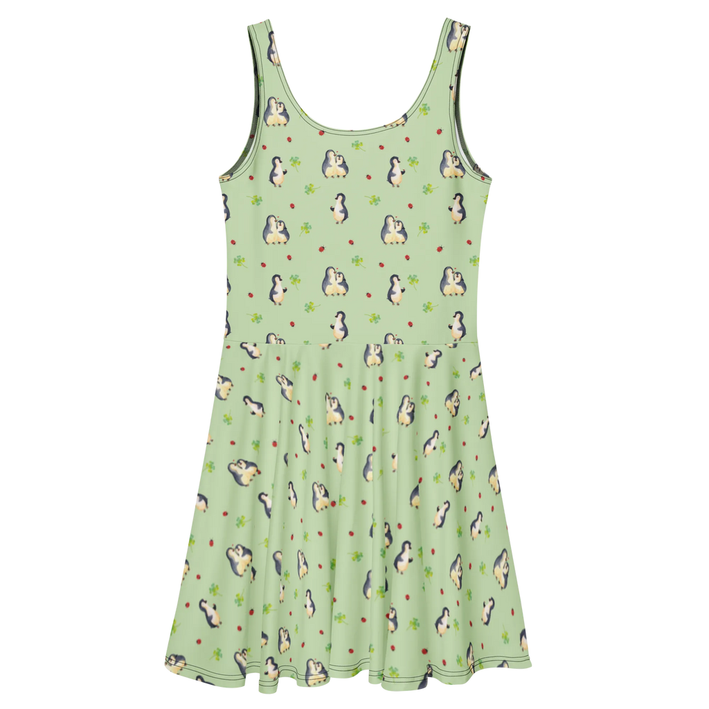 Summer dress Penguin ladybug Kleid, Sommerkleid, Skaterkleid, Pinguin, Marienkäfer, Lebensfreude, Pinguine, Glück, Wunder, Liebe, Freude
