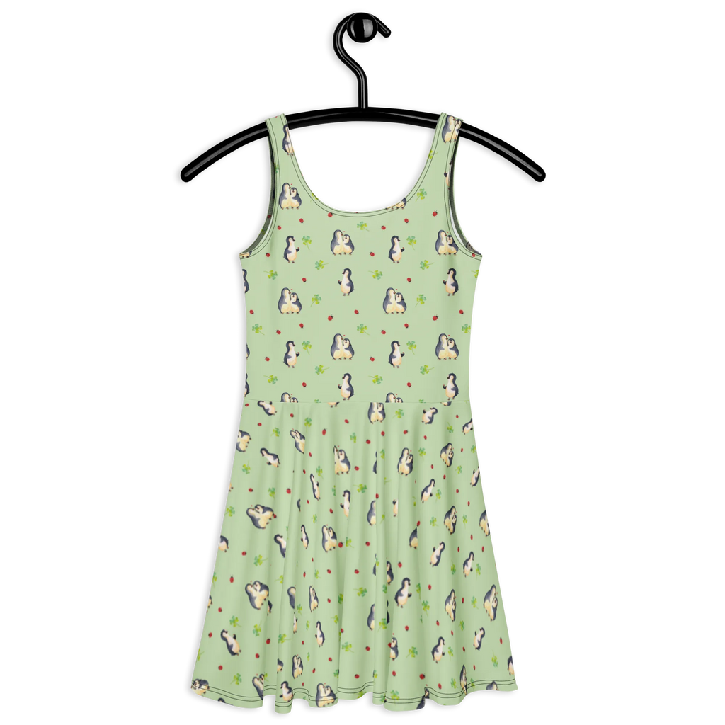 Summer dress Penguin ladybug Kleid, Sommerkleid, Skaterkleid, Pinguin, Marienkäfer, Lebensfreude, Pinguine, Glück, Wunder, Liebe, Freude