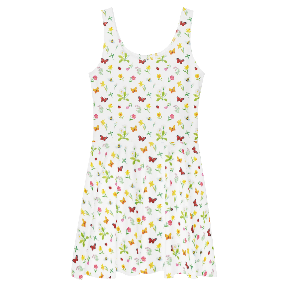 Sommerkleid Ostern Frühlingsgefühle Muster Sommerkleid, Skaterkleid, Kleid, Ostern, Osterdeko, Osterhase, Osternest, Ostergeschenke, Geschenke zu Ostern, Ostern Geschenk, Ostergeschenke Kinder, Ostern Kinder, Ostereier, Musik, Ostergrüße, Hase, Osterlieder, Frühling, Frühlingsgefühle, Osterküken, Küken
