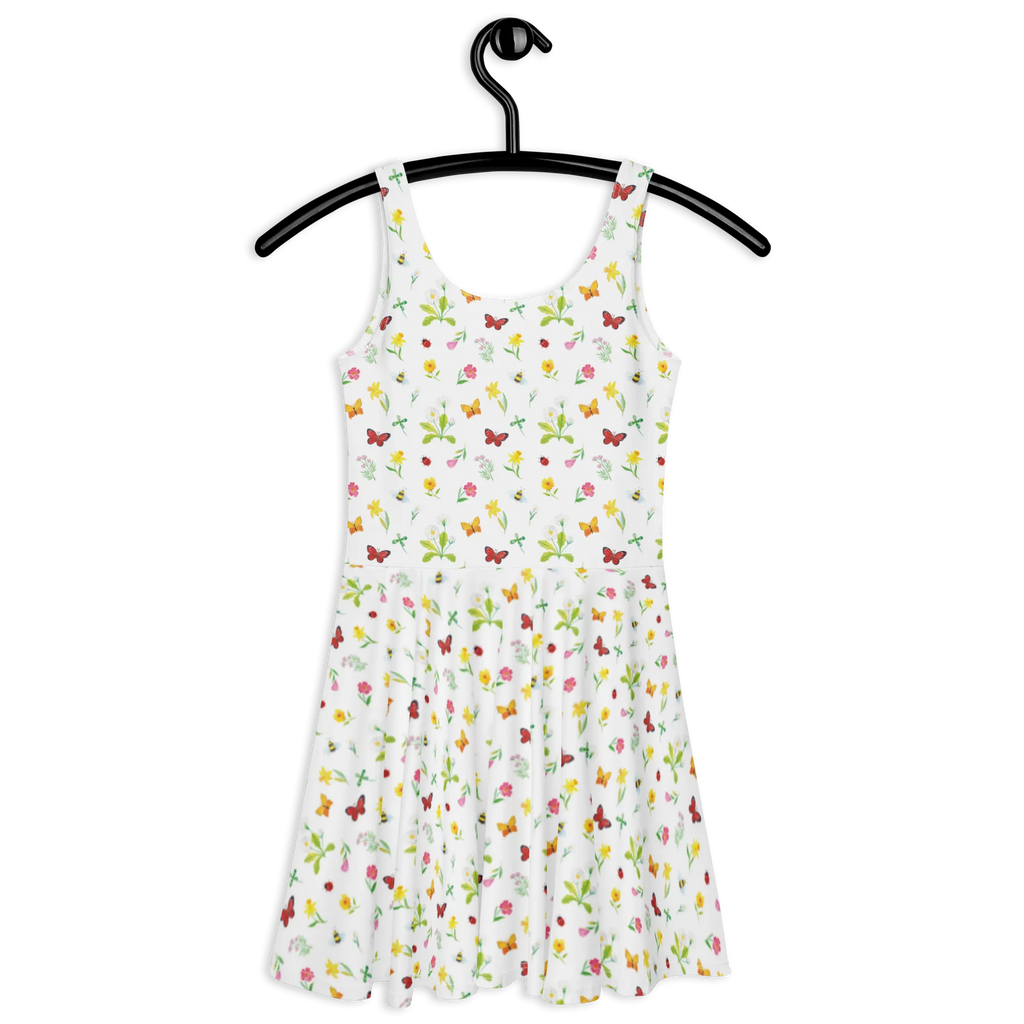 Sommerkleid Ostern Frühlingsgefühle Muster Sommerkleid, Skaterkleid, Kleid, Ostern, Osterdeko, Osterhase, Osternest, Ostergeschenke, Geschenke zu Ostern, Ostern Geschenk, Ostergeschenke Kinder, Ostern Kinder, Ostereier, Musik, Ostergrüße, Hase, Osterlieder, Frühling, Frühlingsgefühle, Osterküken, Küken