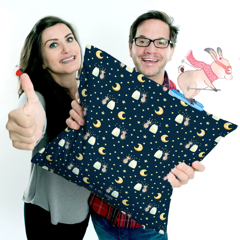 Cushion Mouse Stars fluffy, pillow case, settee, bedroom, couch, pillows, soft, 40x40, Pillow, pad, cushion, sofa, bed, 40 x 40, small animals, cute, funny, cute animal motives, hand drawn, small world, funny sayings, good mood, happy, gifts, gift ideas, special gifts, animal lover, card, child, baptism, stars, birthday, dreams, wish, baptism gift, Mouse, child birthday, pregnancy, hope, first child, birth