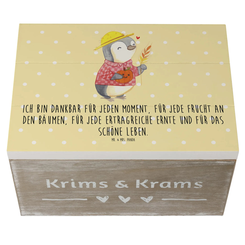 Skrzynia drewniana Dożynki Pingwin Święto Dziękczynienia, Dziękczynienie, Dziękczynienie w przedszkolu, Rym dziękczynny, Cytaty dziękczynne, Dekoracje na Święto Dziękczynienia, Dekoracje dziękczynne, Dziękczynienie z dziećmi, Thanksgiving