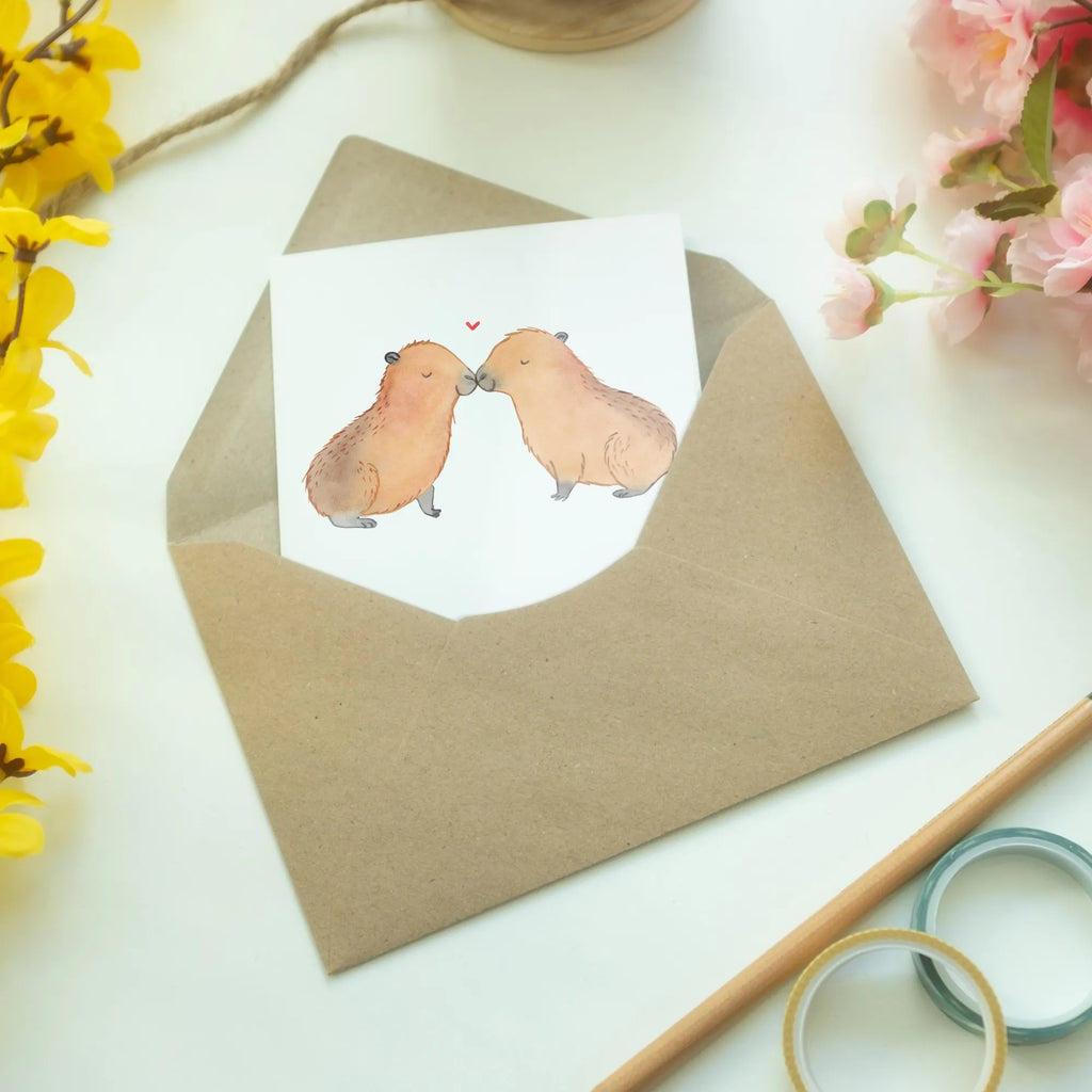 Greetings card Capybara love Karte, Glückwunschkarte, Einladungskarte, Grußkarte, Klappkarte, Geburtstagskarte, Ansichtskarten, Hochzeitskarte, Tiermotive, Gute Laune, lustige Sprüche, Tiere, Liebe, Du bist meins, Handgezeichnet, Kuschel Capybaras, Geschenkidee, Liebesspruch, Romantisches Geschenk, Ich bin deins, Tierliebe, Valentinstag, Verschmolzen, Ehejubiläum, Jahrestag, Capybara, Liebesbeweis, verliebt, Paar, Herzlich, Partnertiere, Beziehung