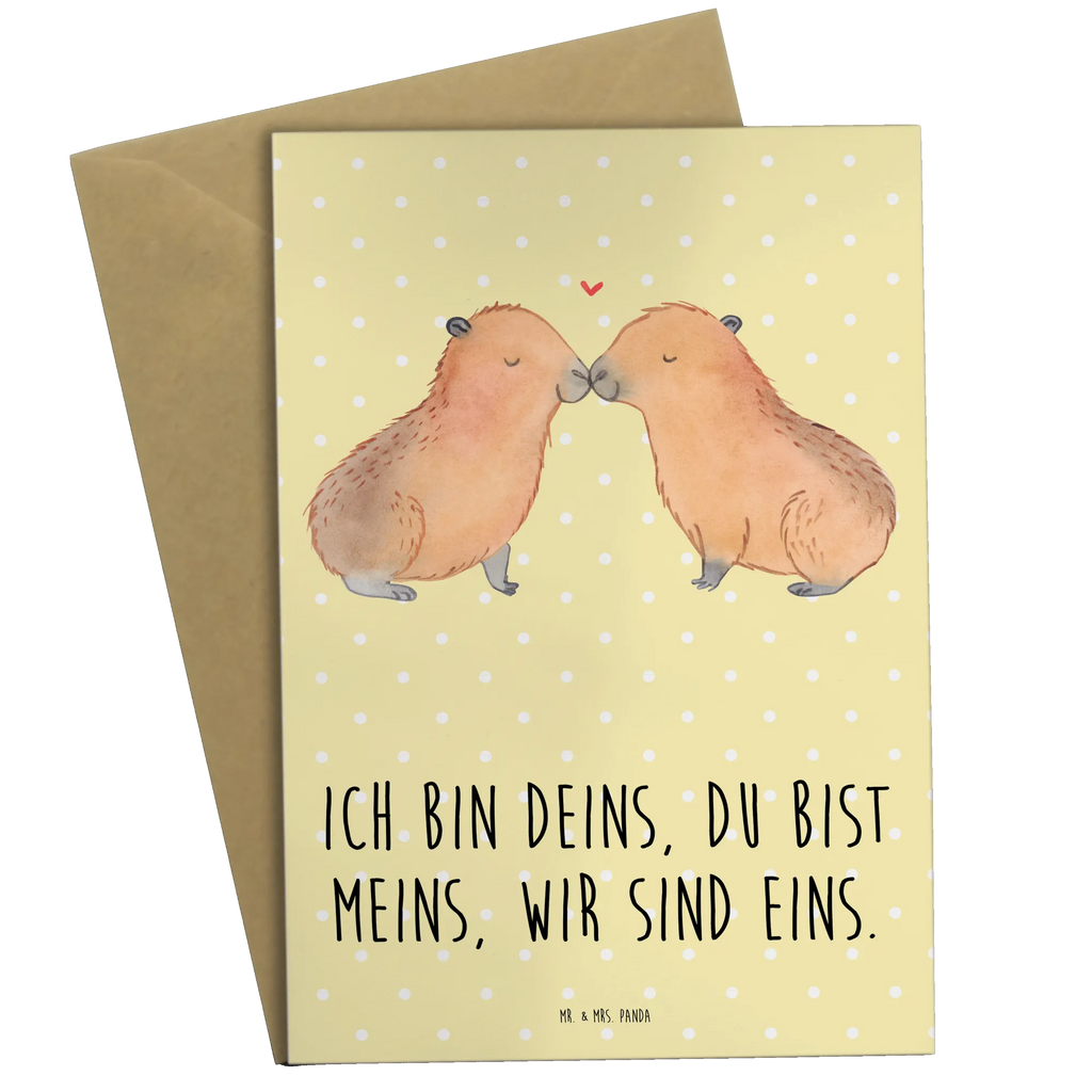 Greetings card Capybara love Karte, Glückwunschkarte, Einladungskarte, Grußkarte, Klappkarte, Geburtstagskarte, Ansichtskarten, Hochzeitskarte, Tiermotive, Gute Laune, lustige Sprüche, Tiere, Liebe, Du bist meins, Handgezeichnet, Kuschel Capybaras, Geschenkidee, Liebesspruch, Romantisches Geschenk, Ich bin deins, Tierliebe, Valentinstag, Verschmolzen, Ehejubiläum, Jahrestag, Capybara, Liebesbeweis, verliebt, Paar, Herzlich, Partnertiere, Beziehung