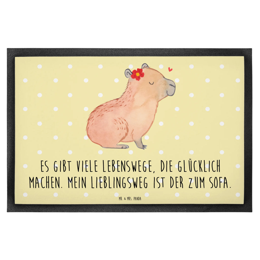 wycieraczka Kapibara kwiat Fußabtreter, Eingangsmatte, außenmatte, Abtreter, flurmatte, Fussmatte, Schmutzmatte, Schmutzfangteppich, fußmatte, schmutzfangmatten, Schmutzfangmatte, sauberlaufmatten, Schuhabstreifer, abstreifer, Türmatte, Türvorleger, Abtretmatte, Haustürmatte, Fußmatten, Schmutzfänger, hausmatte, Eingangsteppich, türmatten, Sauberlaufmatte, Fußabstreifer, matte haustür, Lustige Sprüche, Tiere, Tiermotive, Gute Laune, Capybara