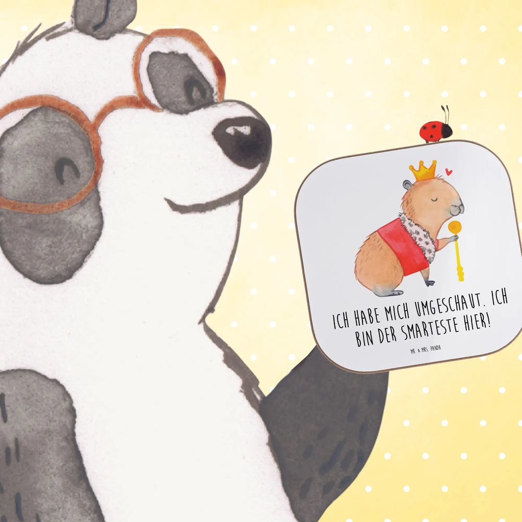 Quadratische Untersetzer Capybara König Korkuntersetzer, Bierdeckel, Untersetzer Holz, Glasuntersetzer, Untersetzer, Holzuntersetzer, Untersetzer aus Holz, Getränkeuntersetzer, Untersetzer Gläser, Untersetzer für Gläser, Untersetzer Design, Tassen Untersetzer, Tiermotive, Gute Laune, lustige Sprüche, Tiere, Capybara, König