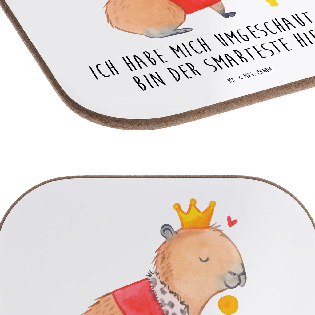 Quadratische Untersetzer Capybara König Korkuntersetzer, Bierdeckel, Untersetzer Holz, Glasuntersetzer, Untersetzer, Holzuntersetzer, Untersetzer aus Holz, Getränkeuntersetzer, Untersetzer Gläser, Untersetzer für Gläser, Untersetzer Design, Tassen Untersetzer, Tiermotive, Gute Laune, lustige Sprüche, Tiere, Capybara, König