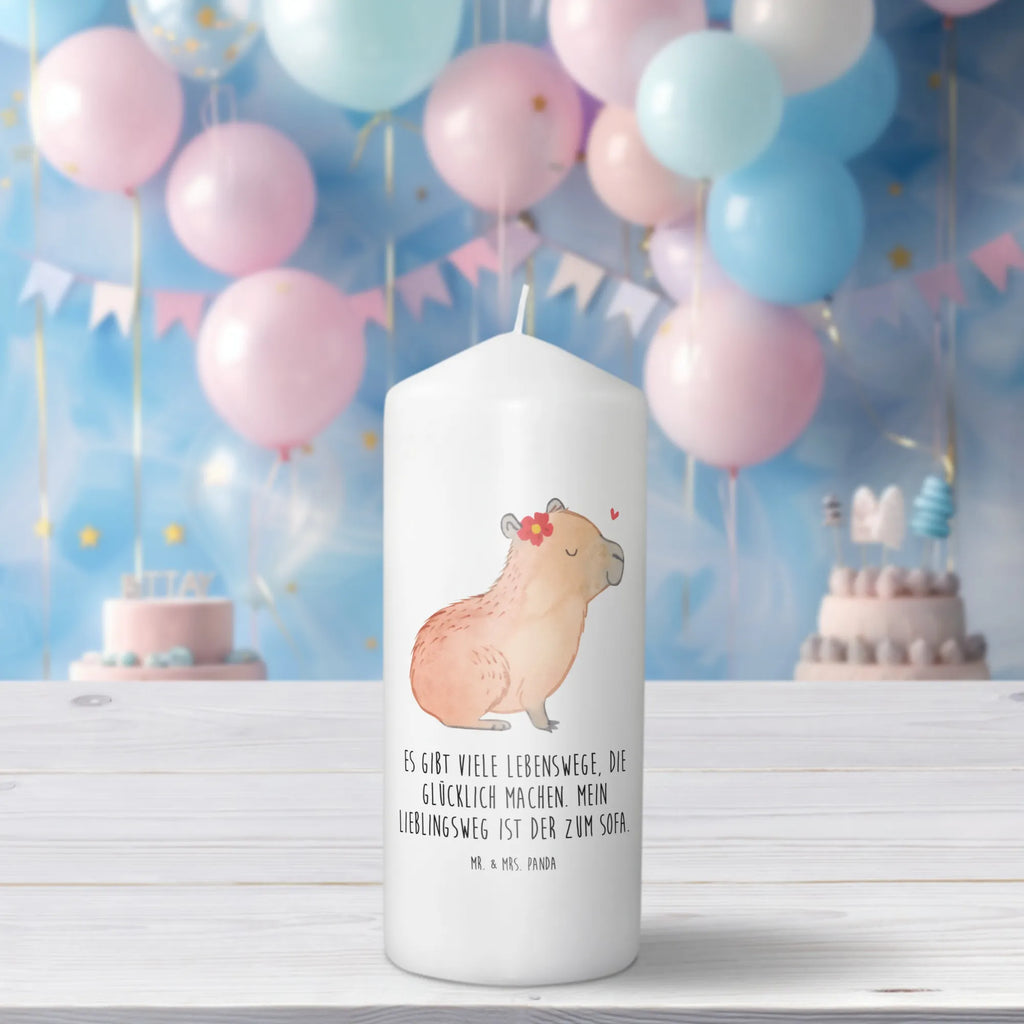 Candle Capybara flower Kerze, Taufkerze, Kommunionskerze, Geburtstagskerze, Geschenk Kerze, Taufgeschenk Kerze, Kerze mit Druck, Besondere Kerze, Geschenkidee Kerze, Kerze für Kommunion, Geburtstag Kerze, Kommunion Kerze, Tiermotive, Gute Laune, lustige Sprüche, Tiere, Capybara
