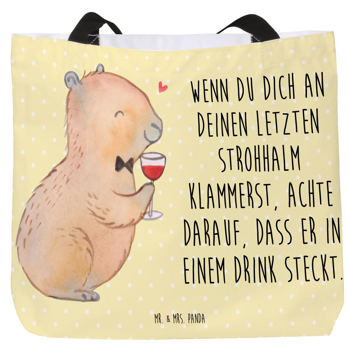 Shopper Capybara wine carrier bag, large, woman, bag, handle bag, shopper, shopping bag, XXL, beach bag, small animals, cute, funny, cute animal motives, hand drawn, small world, funny sayings, good mood, happy, gifts, gift ideas, special gifts, animal lover, card