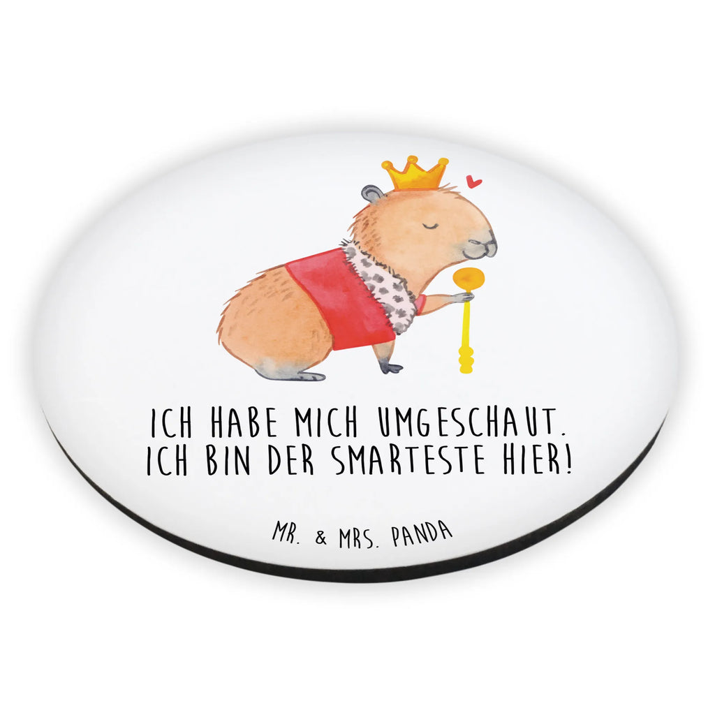 Round magnet Capybara King rundmagnet, Kühlschrankmagnet, kühlschrankmagnete, magnete, Lustige Sprüche, Tiere, Tiermotive, Gute Laune, König, Capybara