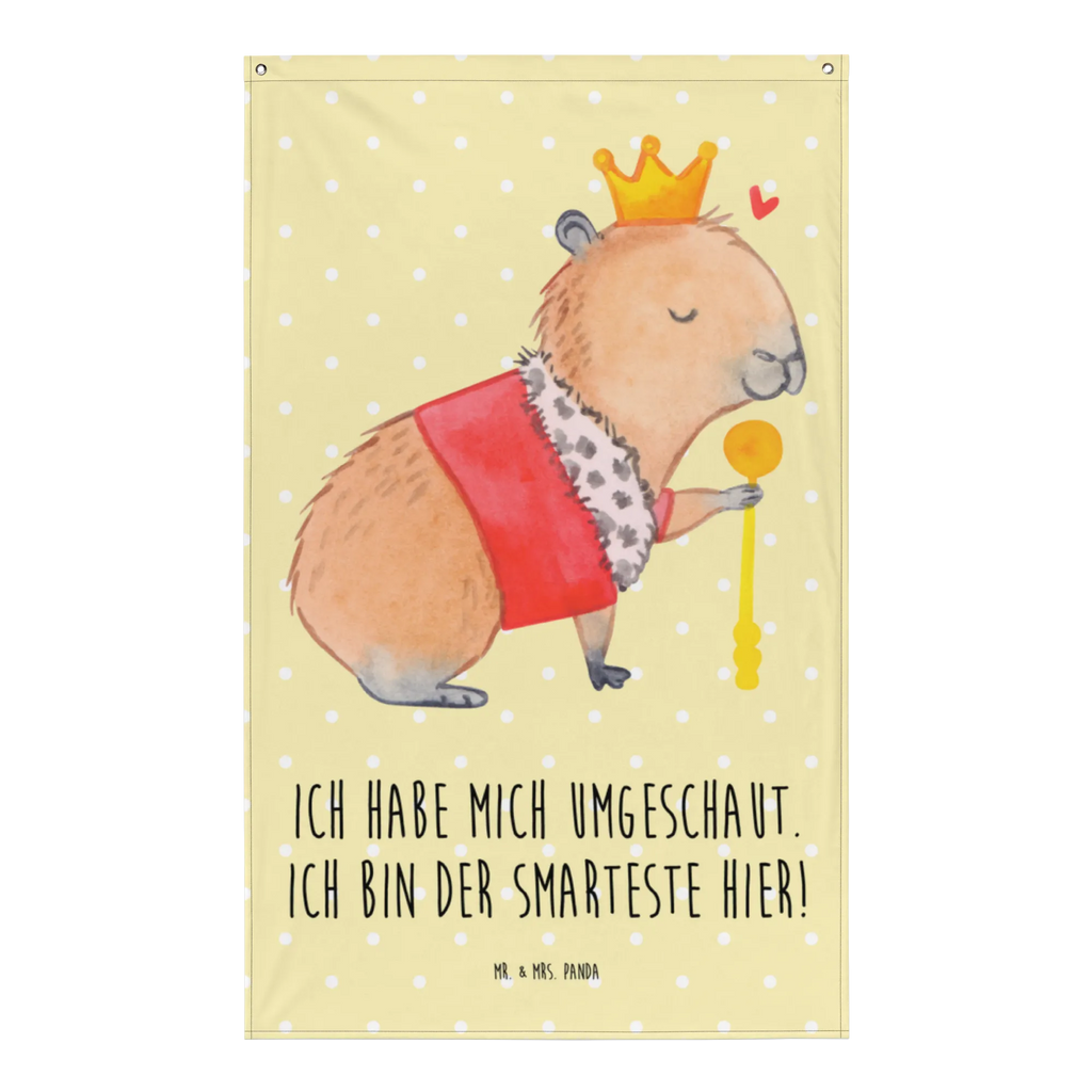 Tapestry Capybara King Tapestry, Decoration, Boho, Wall hanging, small animals, cute, funny, cute animal motives, hand drawn, small world, funny sayings, good mood, happy, gifts, gift ideas, special gifts, animal lover, card
