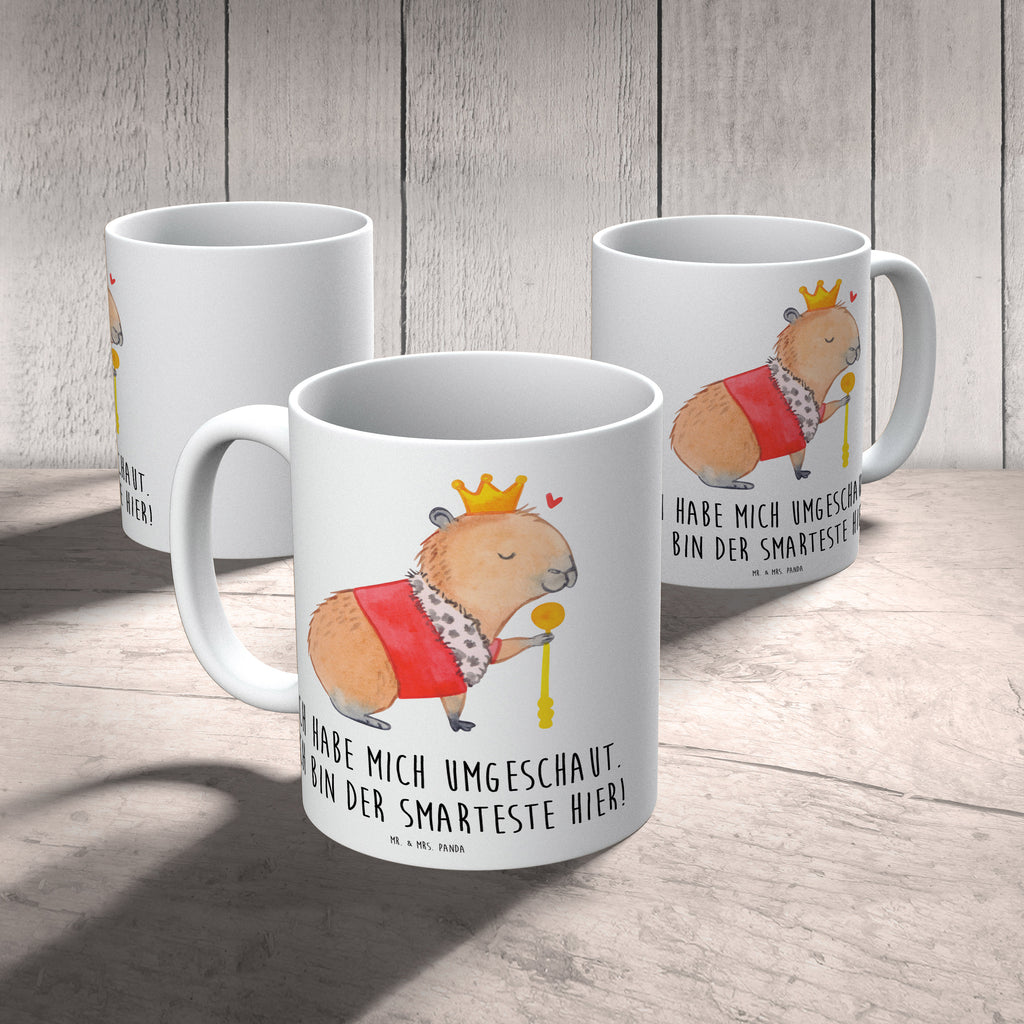Tasse Capybara König Tasse, Kaffeetasse, Teetasse, Becher, Kaffeebecher, Teebecher, Keramiktasse, Porzellantasse, Büro Tasse, Geschenk Tasse, Tasse Sprüche, Tasse Motive, Tiermotive, Gute Laune, lustige Sprüche, Tiere, Capybara, König