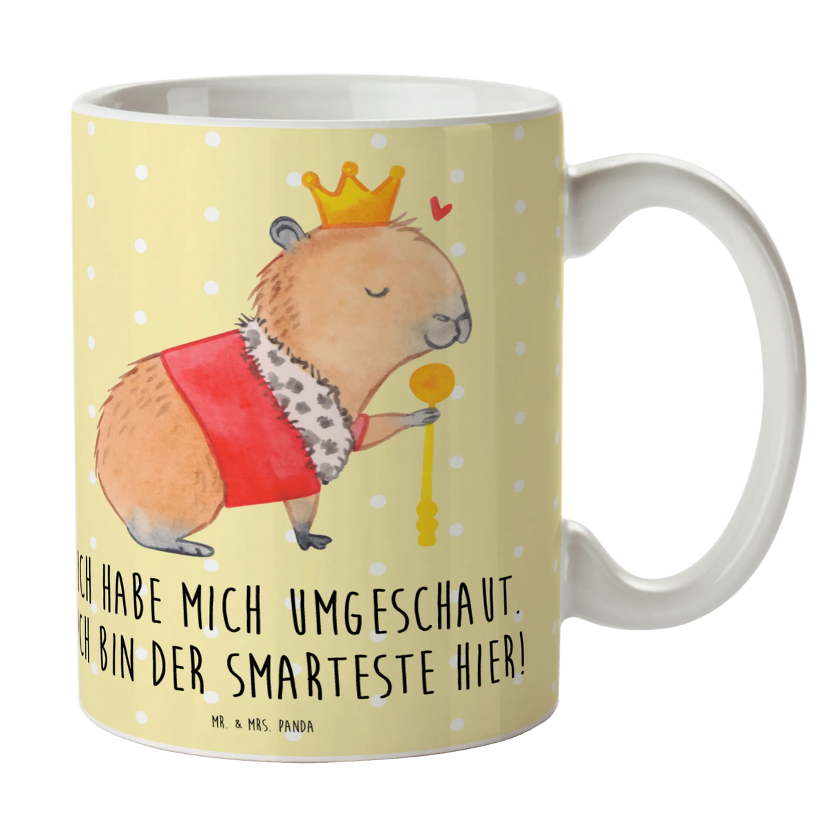 Mug Capybara King card, gift ideas, gifts, small animals, cute, cute animal motives, hand drawn, funny sayings, good mood, special gifts, animal lover