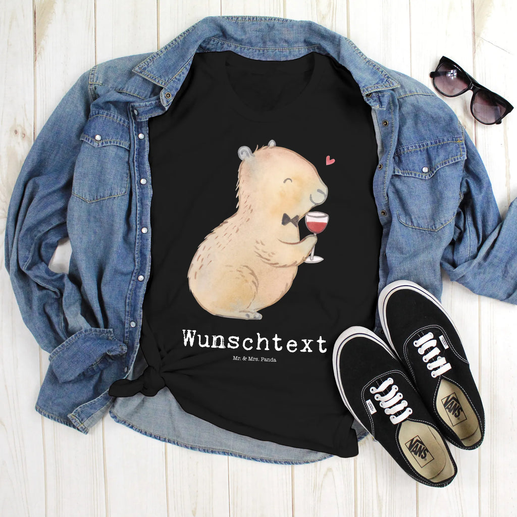 Rozmiar XXL Spersonalizowana koszulka kapibara wino T-Shirt mit Namen, T-Shirt Personalisiert, T-Shirt mit Aufruck, Männer, Frauen, Gute Laune, lustige Sprüche, Tiere, Tiermotive, Weintrinkendes Nagetier, Capybara Kunstwerk, Liebe zum Wein Spruch, Weinliebhaber Geschenk, Panda Handzeichnung, Heiterer Capybara, Adrette Tiere, Capybara Zeichnung, Handgezeichnetes Capybara, Capybara Weinflasche, Geschenk für Weinkenner, Stilvolles Capybara, Wein Spaßbild