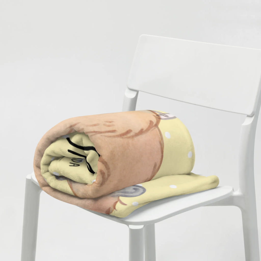 Personalizowany koc kapibara wino Motywy zwierzęce, dobra energia, zabawne powiedzonka, zwierzęta