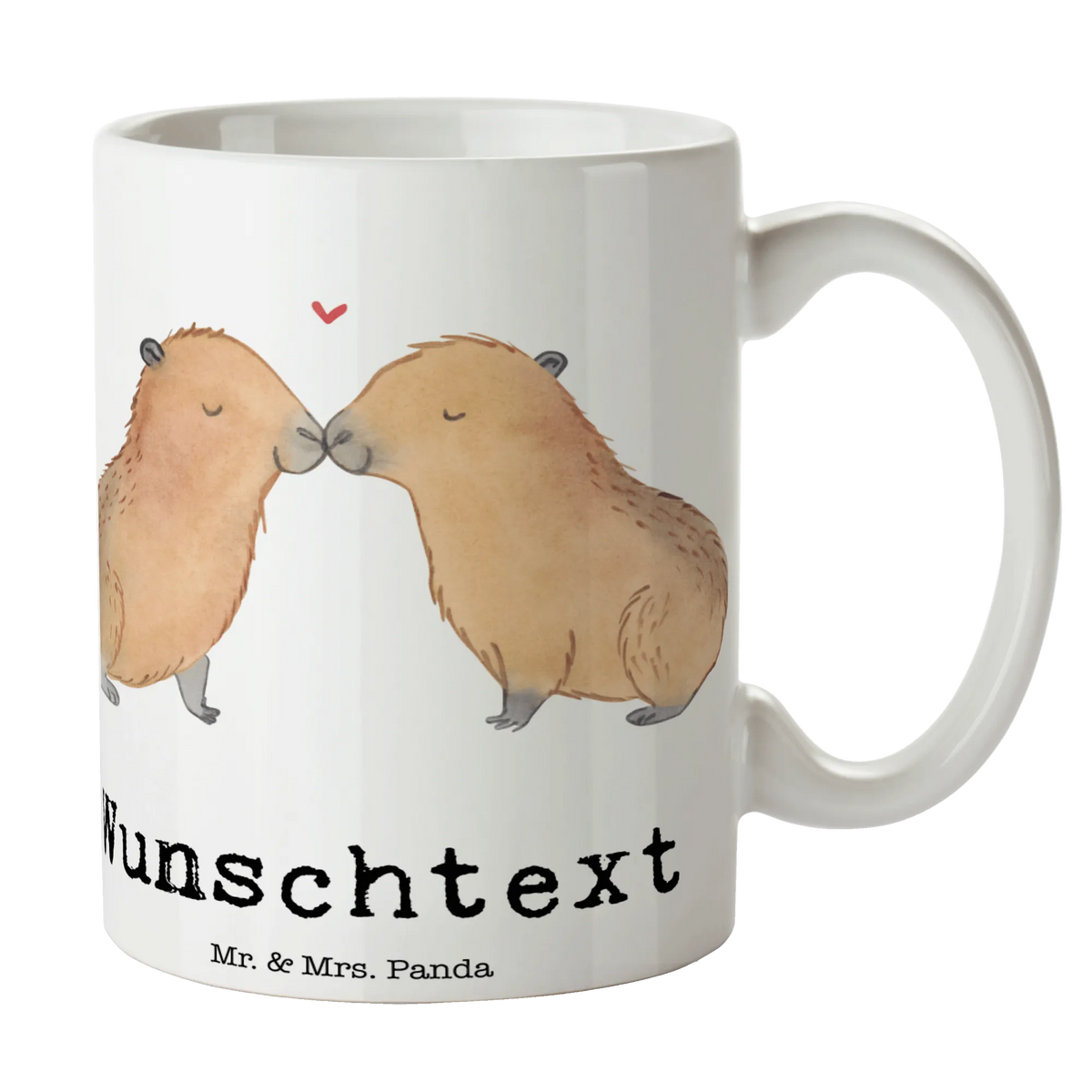 Personalised cup Capybara love small animals, cute, funny, cute animal motives, hand drawn, small world, funny sayings, good mood, happy, gifts, gift ideas, special gifts, animal lover, card