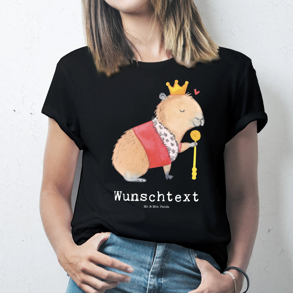 Rozmiar XL Spersonalizowana koszulka Kapibara król Motywy zwierzęce, dobra energia, zabawne powiedzonka, zwierzęta